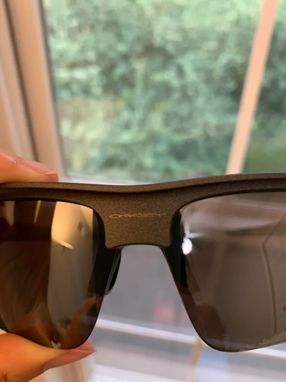 Oakley Bisphaera Sunglasses OO9400-0268 Matte Steel Prizm Black Mirror